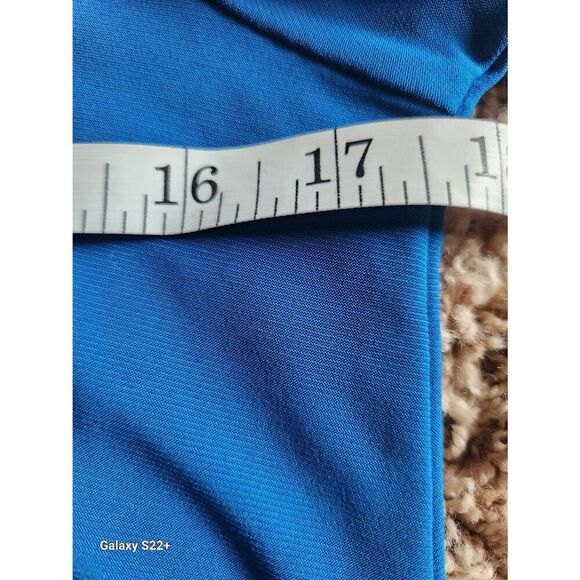 T36 Clara Sun Woo Turquoise cold shoulder blouse - Picture 10 of 11